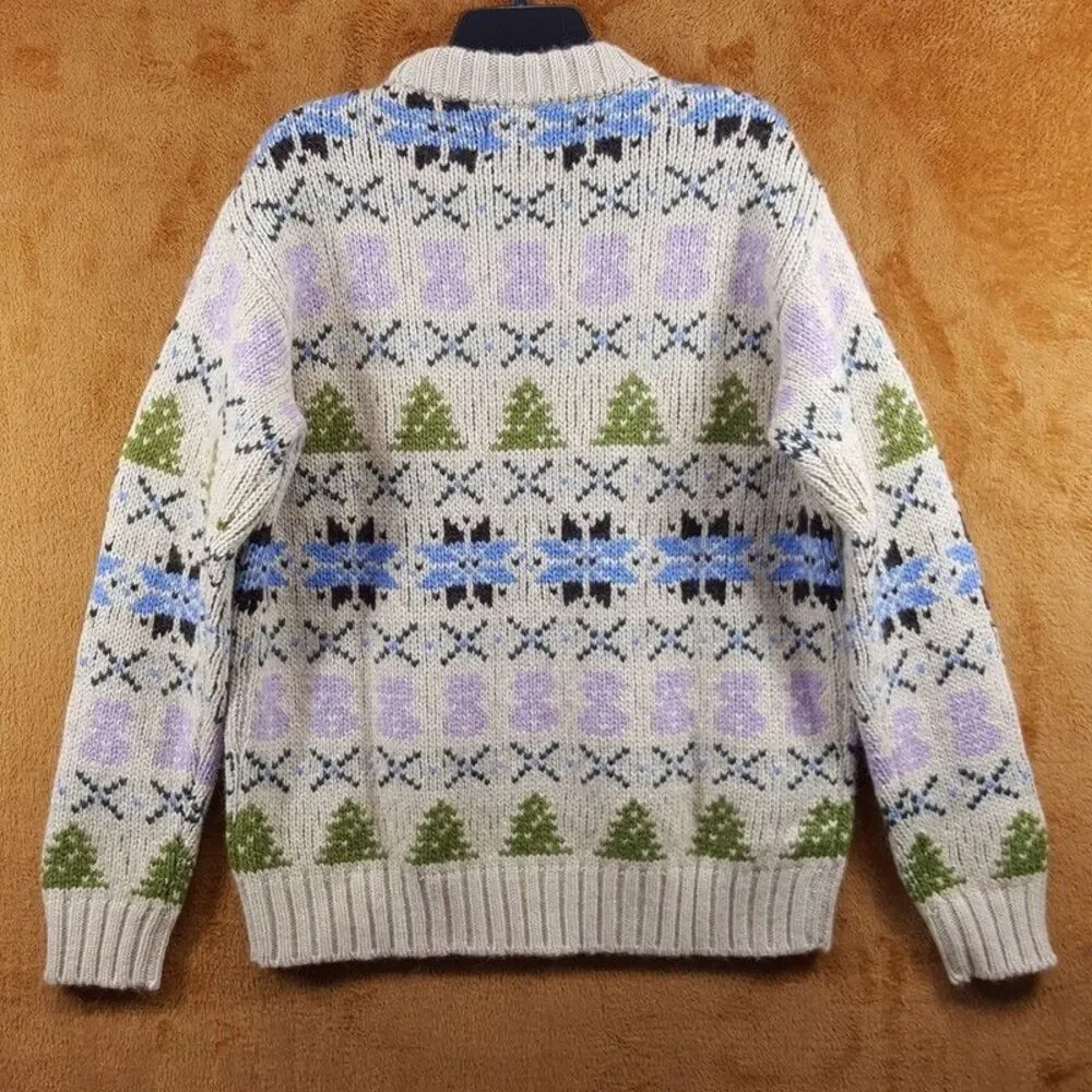 NN07 Sweater Mens Medium Cream Pullover Crew Fair Ilse Wool Alpaca STEIN $370